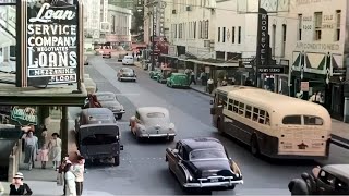 Texas 1940S In Color, San Antonio 60Fps,Remastered Wsound Design Added