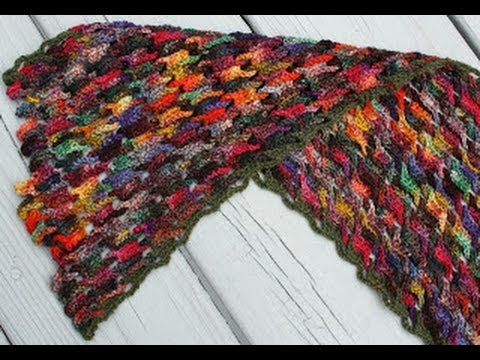 Interlocking Crochet Scarf Tutorial - YouTube