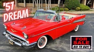 1957 Chevrolet Bel Air Convertible For Sale At Auction By Specialty Motor Cars