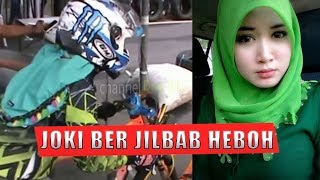 Kumpulan Joki Cewek Berhijab Cantik Drag Bike Terbaru