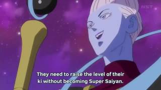 Whis Tells About Difference Between Gods Powers And Goku Vegeta's Powers DBS Ep 18 English SUBBED