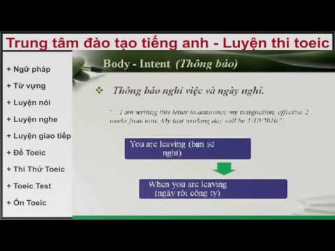 Hoc Tieng Nhat học tiếng anh Cách viết thư xin nghỉ việc Resignation letter
