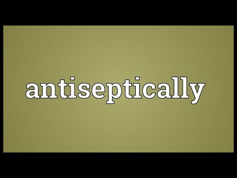 Header of antiseptically