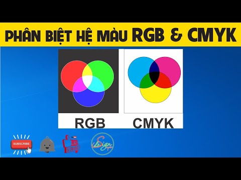 Phân biệt màu RGB và CMYK || CMYK & RGB color system different | S.Design tự học đồ họa