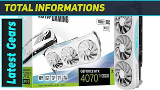 Zotac 4070 Ti Super Trinity Oc White The Coolest & Best Looking Gpu?