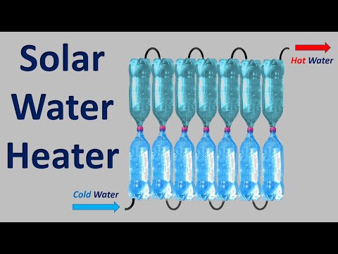 How to make a solar water heater at home - A Study