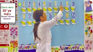 0Dan 20Ye Doğru İleri-Geri İkişer Ritmik Sayma - 1.Sinif Matemati̇k