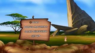 The Lion King 3 2004 Dvd Menu In Uk