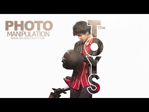 EP138 สอนทำภาพโปสเตอร์ The Toys By Salineechot