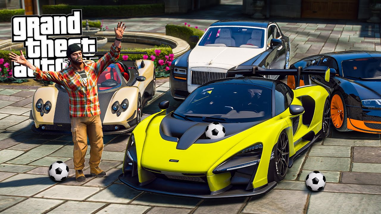 GTA 5 - Riscuoto ai CALCIATORI *FAMOSI* le Supercars!
