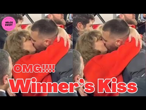 OMG!! Taylor Swift PASSIONATE KISS Travis Kelce after Chiefs won vs Ravens