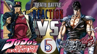ANIME ASS KICKINGS | Jotaro vs Kenshiro Death Battle REACTION