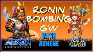 Ronin Bombing With Athene - Empower Talents - Castle Clash