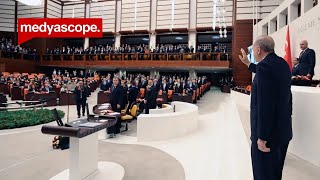 Hurbaşkanı Erdoğan Konuşuyor Tbmmde Yeni Yasama Yılı Başladı Chp Açılışa Katılmadı