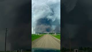 In Canada, A Huge Tornado Swept Through The City Of Didsbury