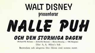 Nalle Puh Och Den Stormiga Dagen - Berättelsen Och Sångerna Från Filmen Med Samma Namn