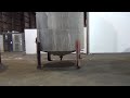 Video Used-5000 gallon 304 Stainless Steel vertical mix tank with an agitator - stock # 44375009