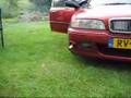Rover 623GSi eating a beerbottle