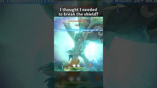 I Thought I Needed To Break The Shield