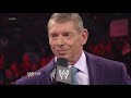 Brock Lesnar attacks Mr. McMahon during Paul Heyman's Personal Performance Review: Raw, Jan. 28, 201