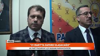 Büyükşehir Belediye Başkan Adayı Hayrettin Güngörden Pazarcıka Ziyaret