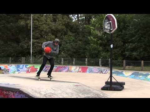 Basketball Skateboard Trickshots