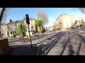 Electric bike commute through London.