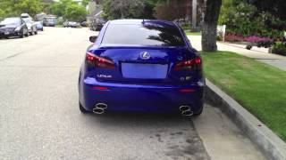 Lexus ISF Meisterschaft Exhaust