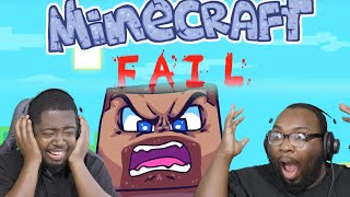 Minecraft Fail A Minecraft Parody Reaction