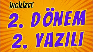 4.Sınıf - İngilizce 2.Dönem 1.Yazılı Soruları Ve Cevapları