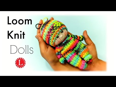 How To Loom Knit An Amigurumi Doll - With 2 Preemie Hats ...