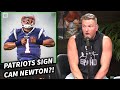 Pat McAfee Reacts To Cam Newton Signing With The Patriots