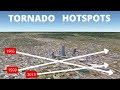 Tornado Magnets - Towns and Cities That keep Getting Hit by Tornadoes
