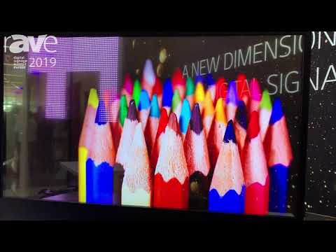 DSSE 2019: LG Showcases Transparent OLED Display with Integrated Lang AG Touch Capabilities