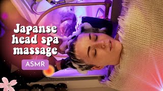 Japanese head spa massage ASMR | Beautygloss
