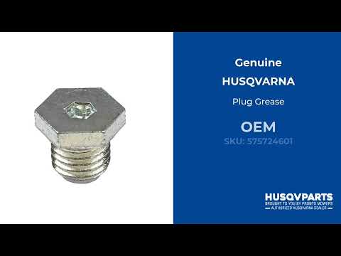 575724601 Husqvarna Plug Grease 9mm OEM 575724601 Husqvarna Plug Grease 9mm OEM