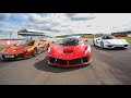 P1 v LaFerrari v 918 Spyder Silverstone National Circuit