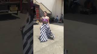 Stunning Janhvi Kapoor Mr And Mrs Mahi Promotion