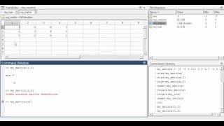 Introduction To Matlab Numeric Arrays