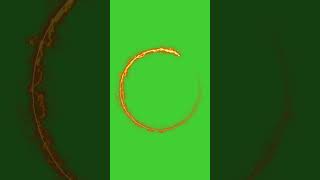 Burning Fire Circle on Green Screen | #fire #circle #greenscreen #fireeffect #fi