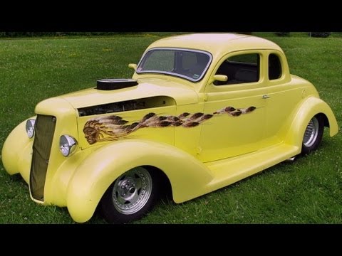 Supercharged 1935 Dodge Hot Rod Pro Street Coupe