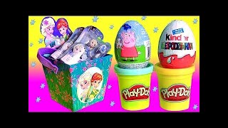 Frozen Dress-Up Elsa Snap-Ins, Play-Doh Surprise Eggs Peppa Pig Nickelodeon