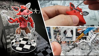 How To Make Withered Foxy F.n.a.f. Polymer Clay Tutorial