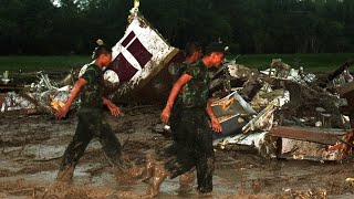 Thai Airways International Flight 261 Aftermath Footage 11 December 1998 Surat Thani, Thailand
