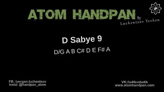 D Sabye 9 Atom handpan / Major scale