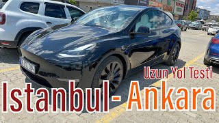 Tesla Model Y Performance Istanbul’dan Ankara’ya Uzun Yol Testi