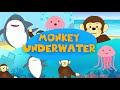 Learn Underwater Sea Animals | Funny Song for Children and Kids