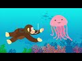 Learn Underwater Sea Animals | Funny Song for Children and Kids