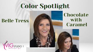 COLOR SPOTLIGHT | Belle Tress CHOCOLATE WITH CARAMEL | MARLENE'S WIG & CHAT STUD