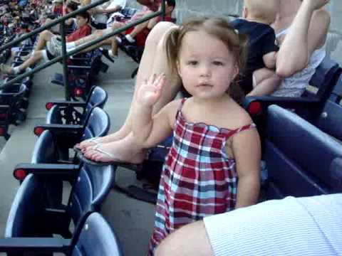 Tomahawk Chop At The Braves Game